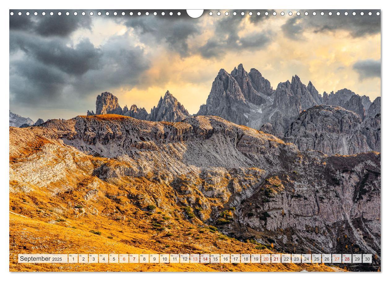 Bild: 9783383997631 | Bergwanderung Dolomiten rund um die Drei Zinnen (Wandkalender 2025...