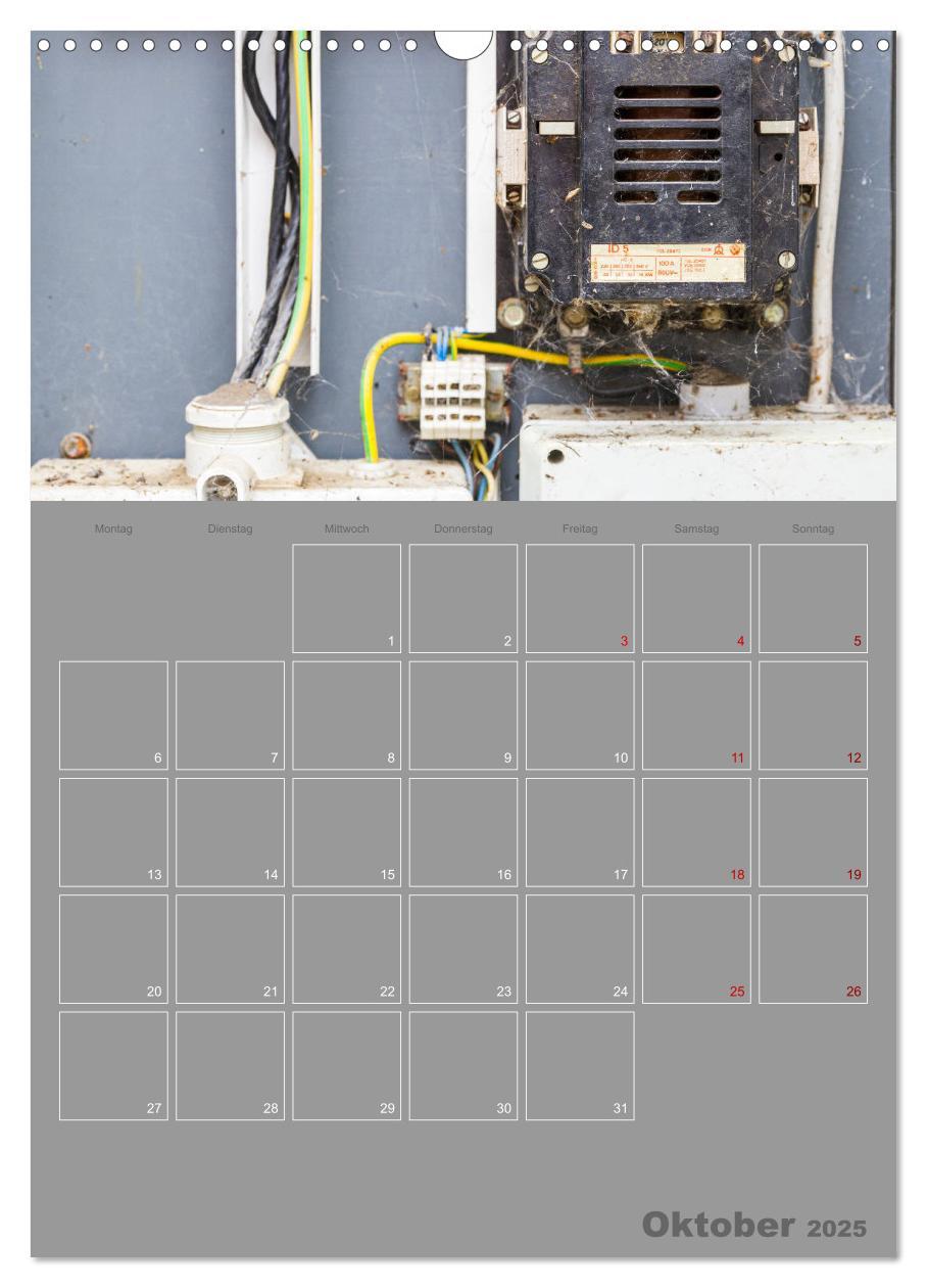 Bild: 9783435933549 | Brandgefährliche elektrische Anlagen (Wandkalender 2025 DIN A3...