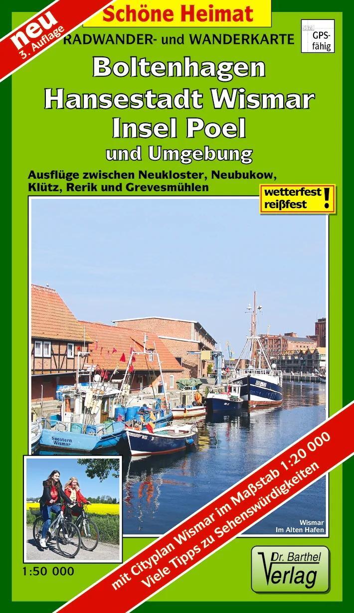 Cover: 9783895911897 | Hansestadt Wismar, Insel Poel, Boltenhagen und Umgebung Radwander-...