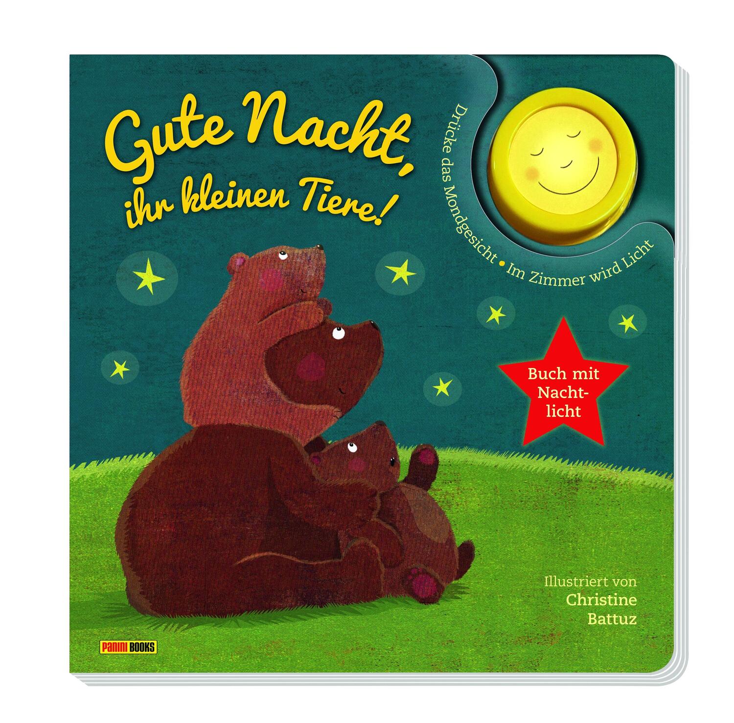 Cover: 9783833235498 | Gute Nacht, ihr kleinen Tiere! | Pappbilderbuch mit Licht | Battuz