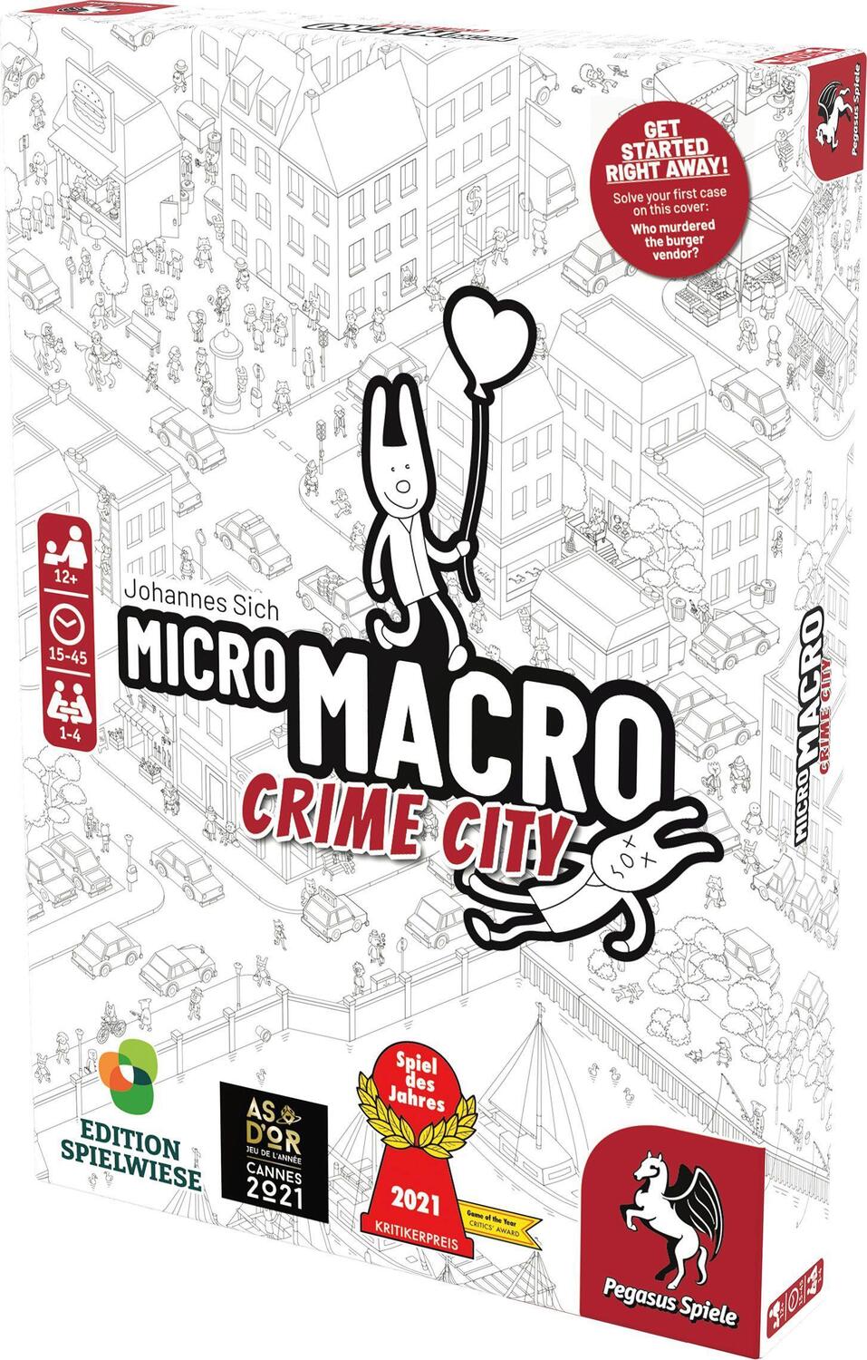 Bild: 4250231728082 | MicroMacro: Crime City (Edition Spielwiese) (English Edition) | Spiel