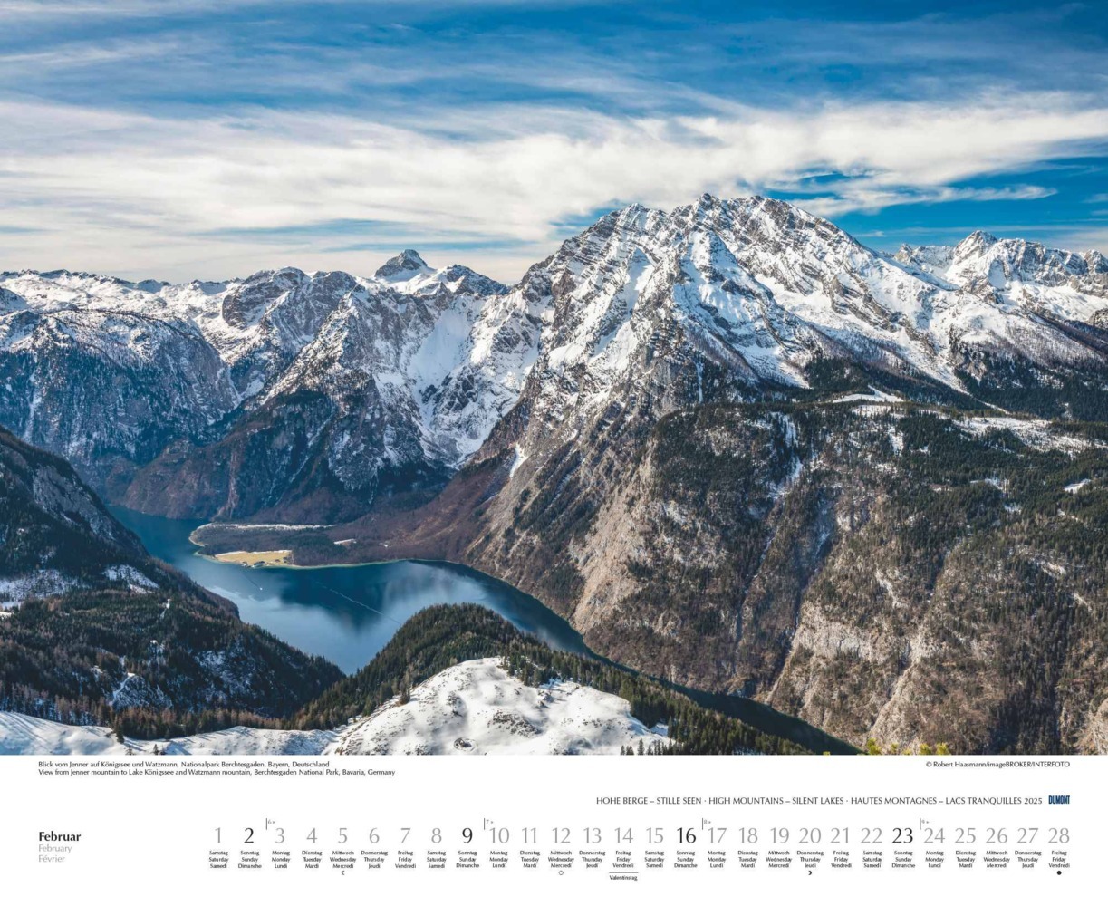 Bild: 4250809653570 | DUMONT - Hohe Berge - Stille Seen 2025 Wandkalender, 52x42,5cm,...