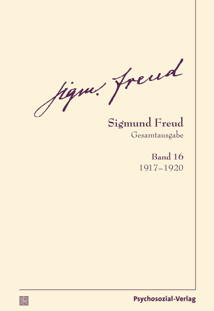 Cover: 9783837924169 | 1917-1920 | Sigmund Freud (u. a.) | Buch | Deutsch | 2020