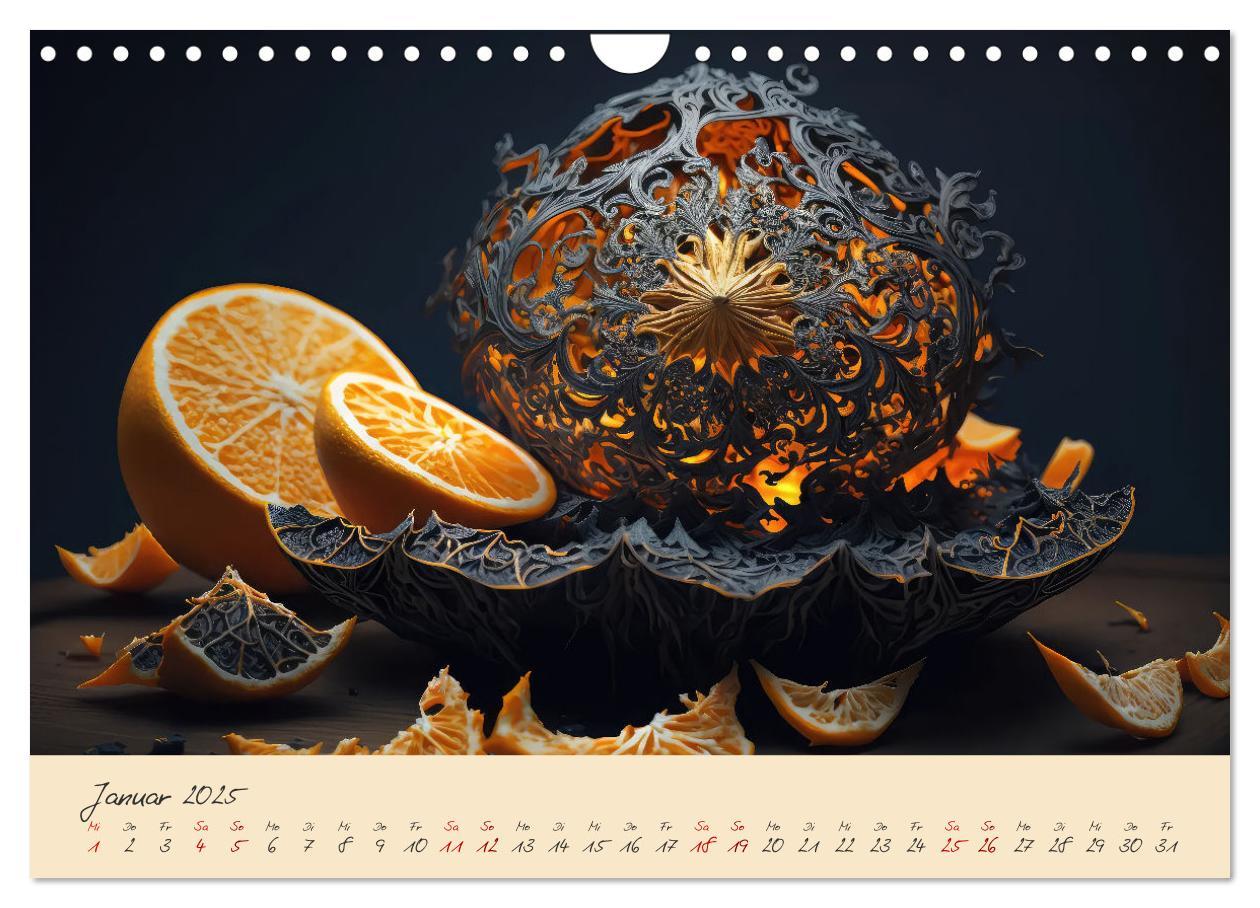 Bild: 9783383857607 | Gothic Food (Wandkalender 2025 DIN A4 quer), CALVENDO Monatskalender