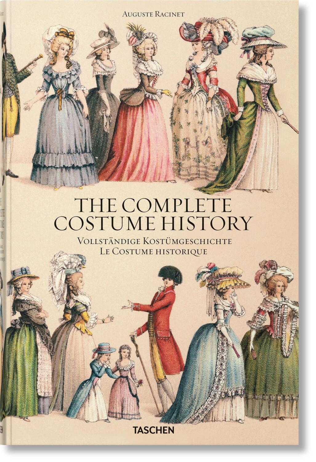Cover: 9783836571289 | Auguste Racinet. Complete Costume History | Françoise Tétart-Vittu