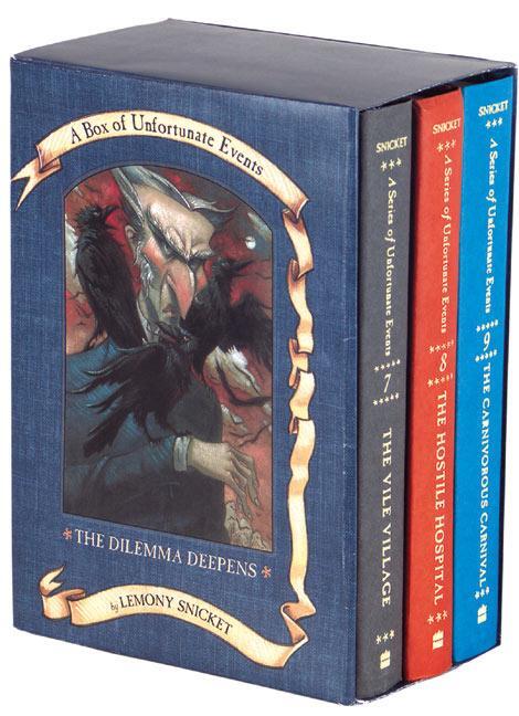 Cover: 9780060556204 | A Series of Unfortunate Events Box: The Dilemma Deepens (Books 7-9)