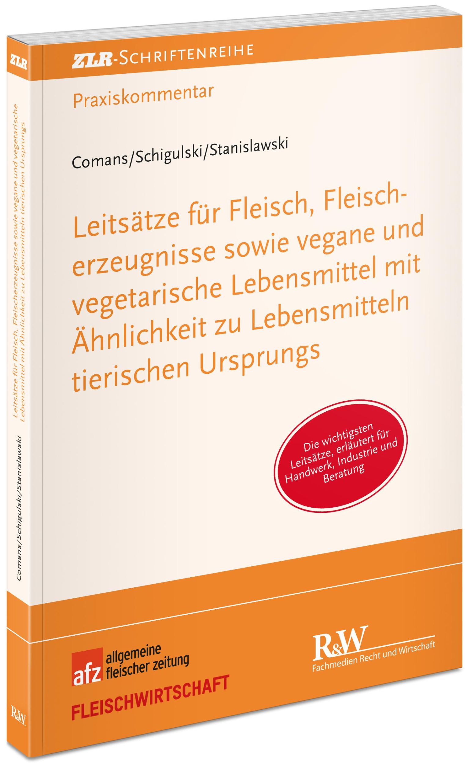 Bild: 9783800518494 | Leitsätze für Fleisch, Fleischerzeugnisse sowie vegane und...