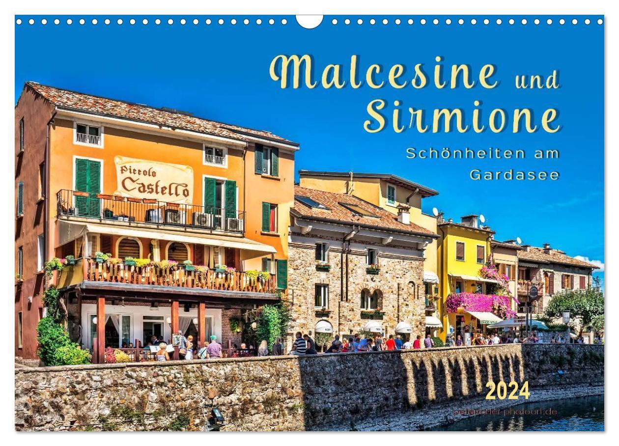 Cover: 9783675693227 | Malcesine und Sirmione, Schönheiten am Gardasee (Wandkalender 2024...