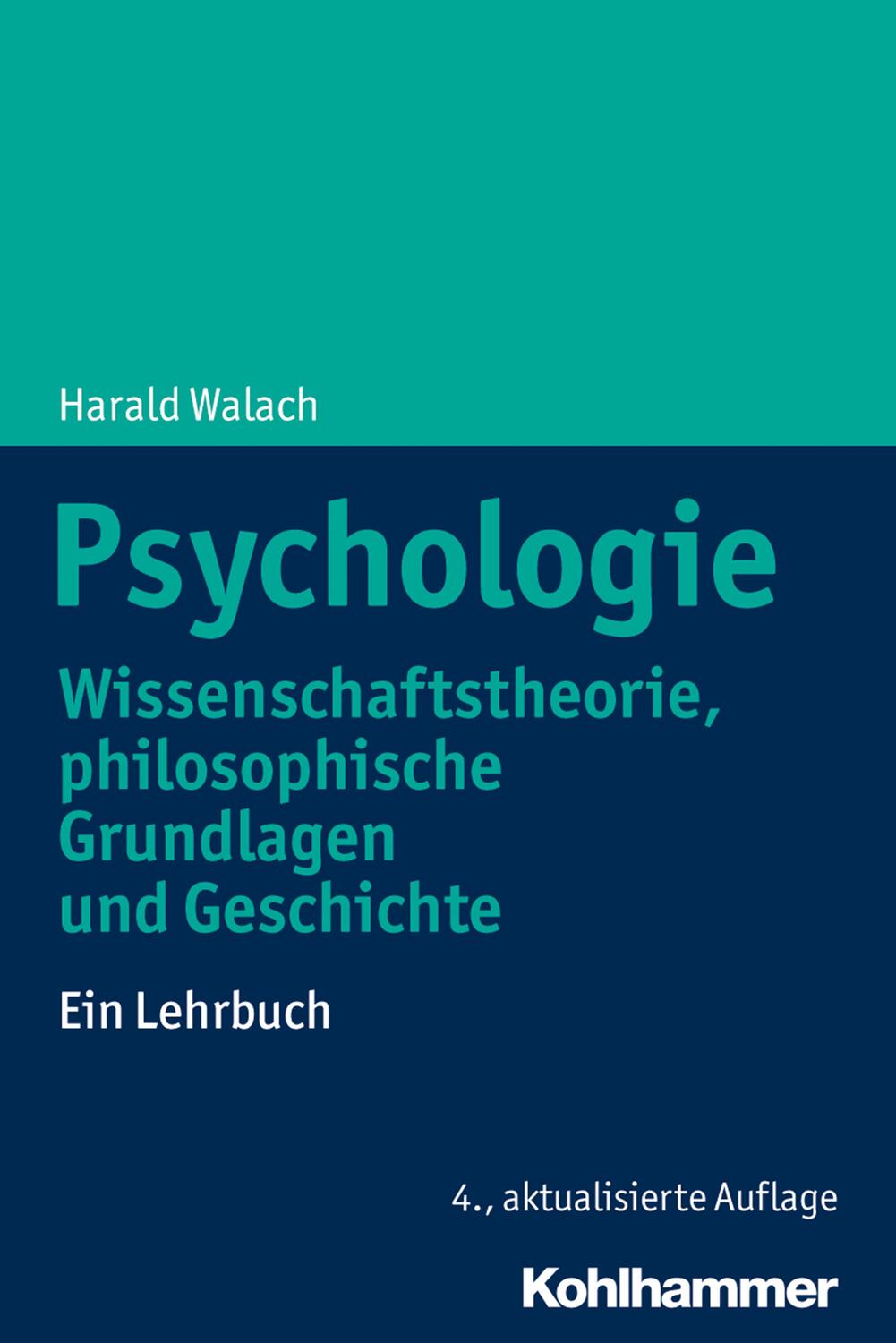 Cover: 9783170368255 | Psychologie | Harald Walach | Taschenbuch | Deutsch | 2020