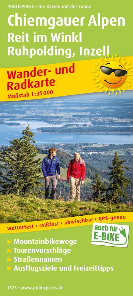 Cover: 9783961325238 | Chiemgauer Alpen. Wander- und Radkarte 1 : 35 000 | (Land-)Karte