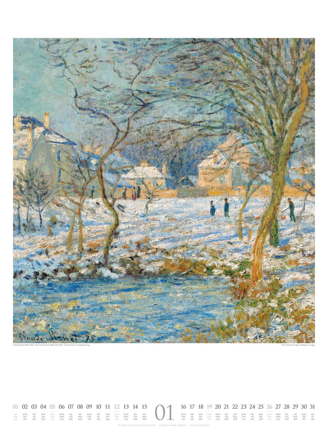 Bild: 9783838425696 | Claude Monet - Wasser und Licht Kalender 2025 | Claude Monet (u. a.)