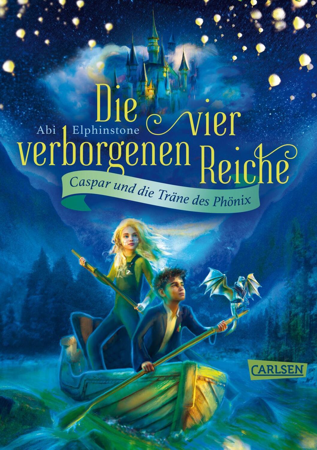 Cover: 9783551558053 | Die vier verborgenen Reiche 1: Caspar und die Träne des Phönix | Buch