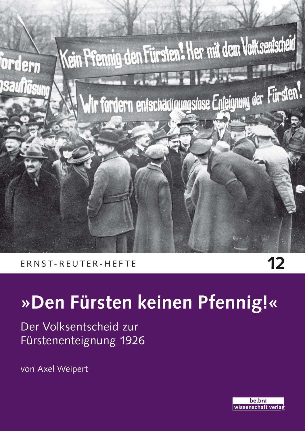 Cover: 9783954102921 | »Den Fürsten keinen Pfennig!« | Axel Weipert | Taschenbuch | 56 S.