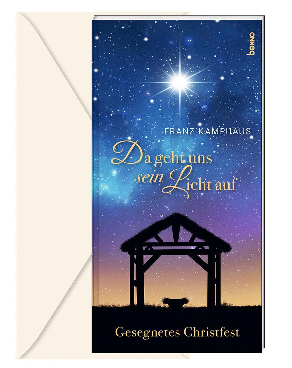 Cover: 9783746266473 | Da geht uns sein Licht auf | Gesegnetes Christfest | Franz Kamphaus