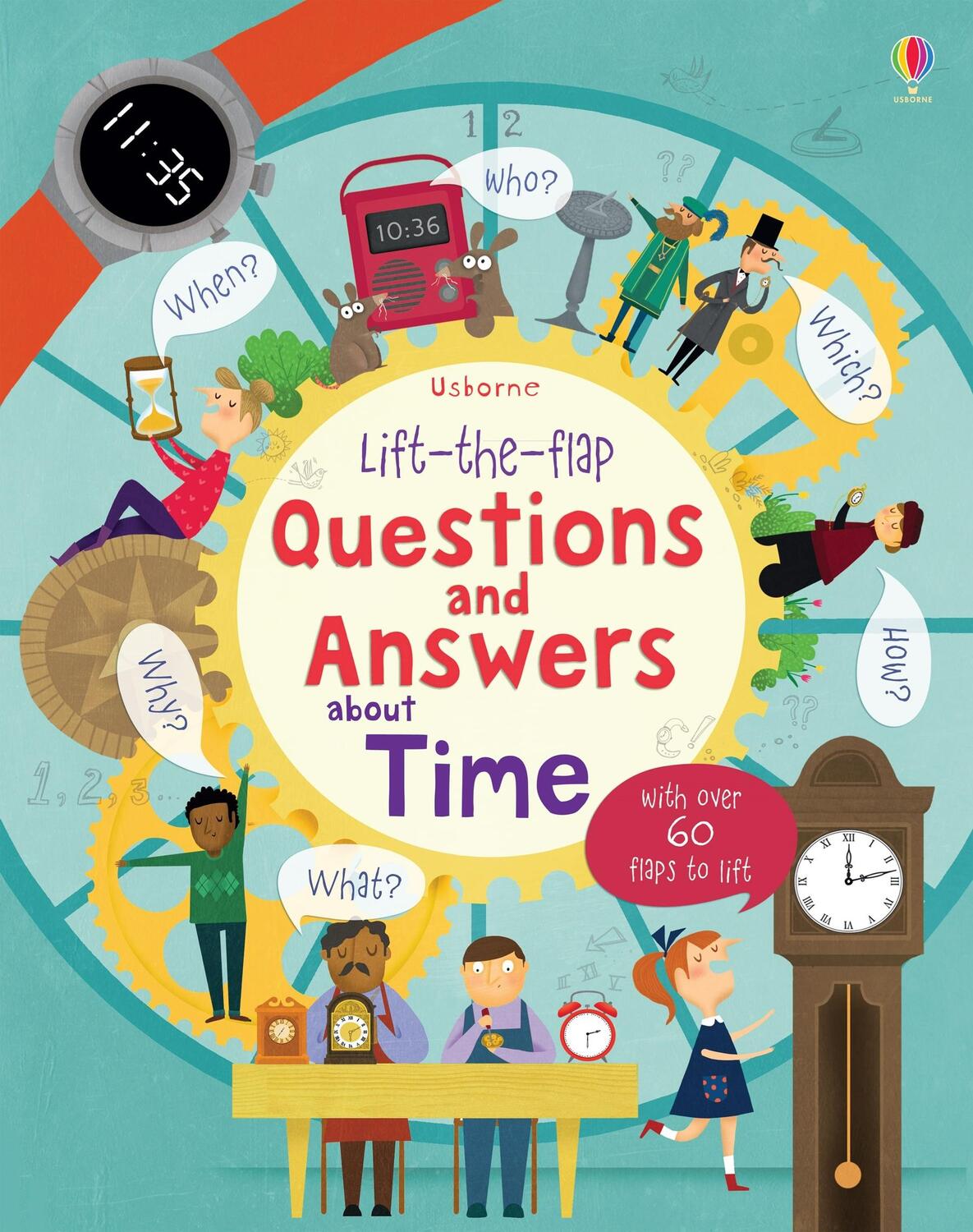 Cover: 9781409582168 | Lift-the-flap Questions and Answers about Time | Katie Daynes | Buch
