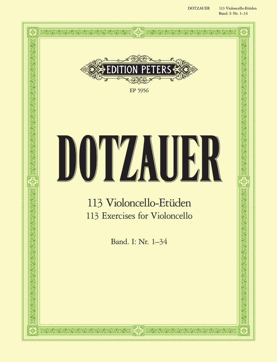 Cover: 9790014042608 | 113 Violoncello-Etüden - Heft 1: Nr. 1 -34 | Dotzauer | Broschüre