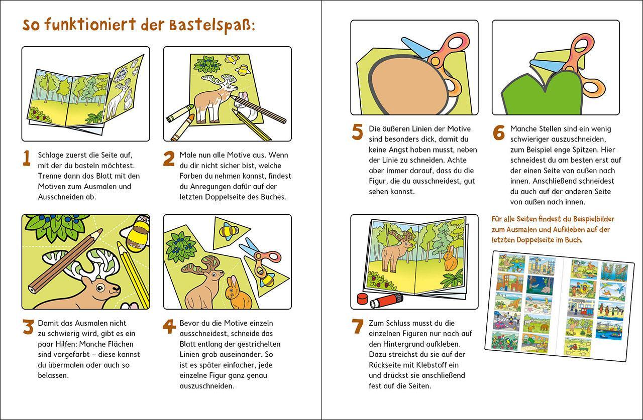 Bild: 9783743215610 | Wir basteln! XXL - Die schönsten Motive zum Malen, Ausschneiden und...