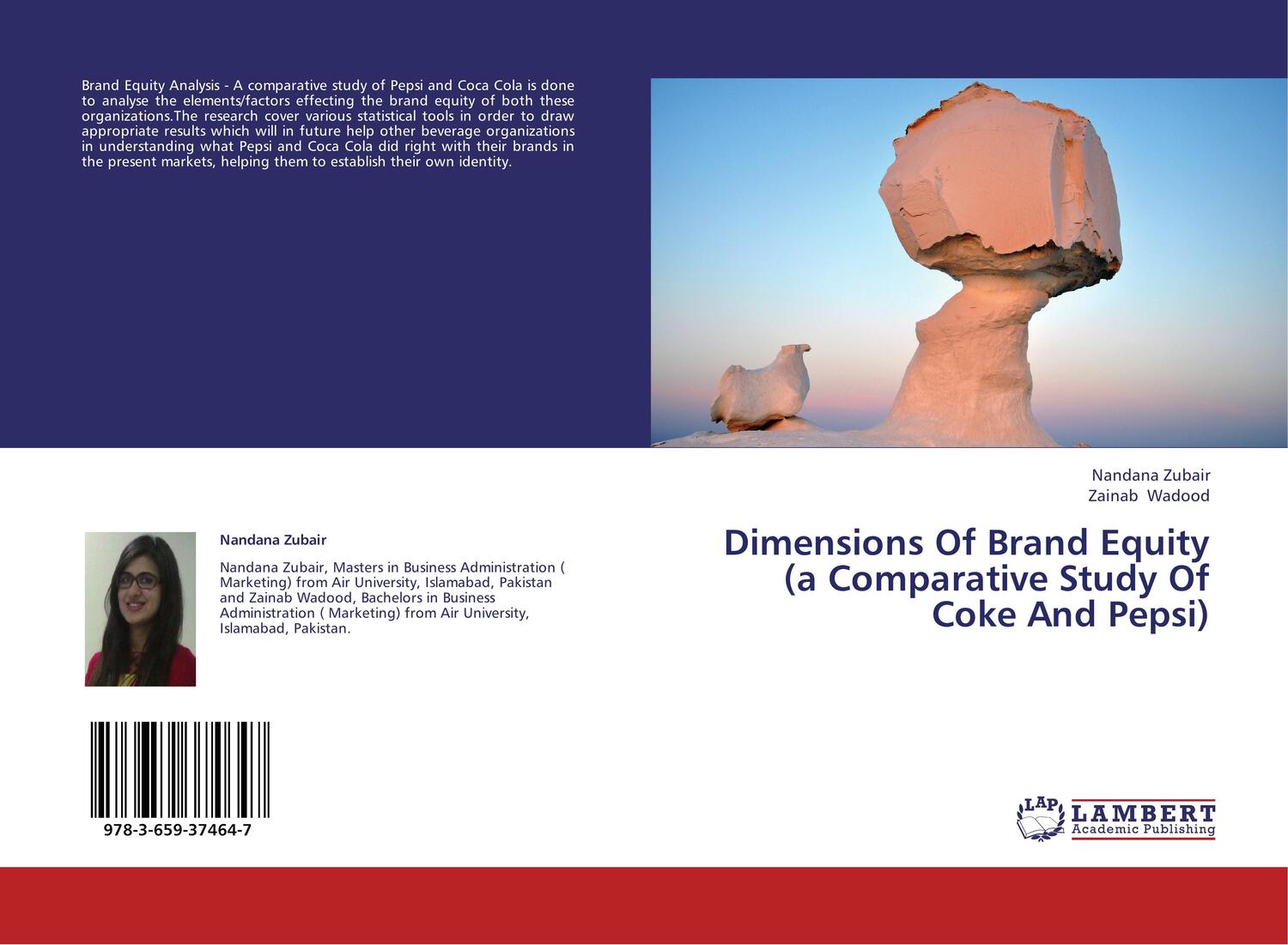 Cover: 9783659374647 | Dimensions Of Brand Equity (a Comparative Study Of Coke And Pepsi)