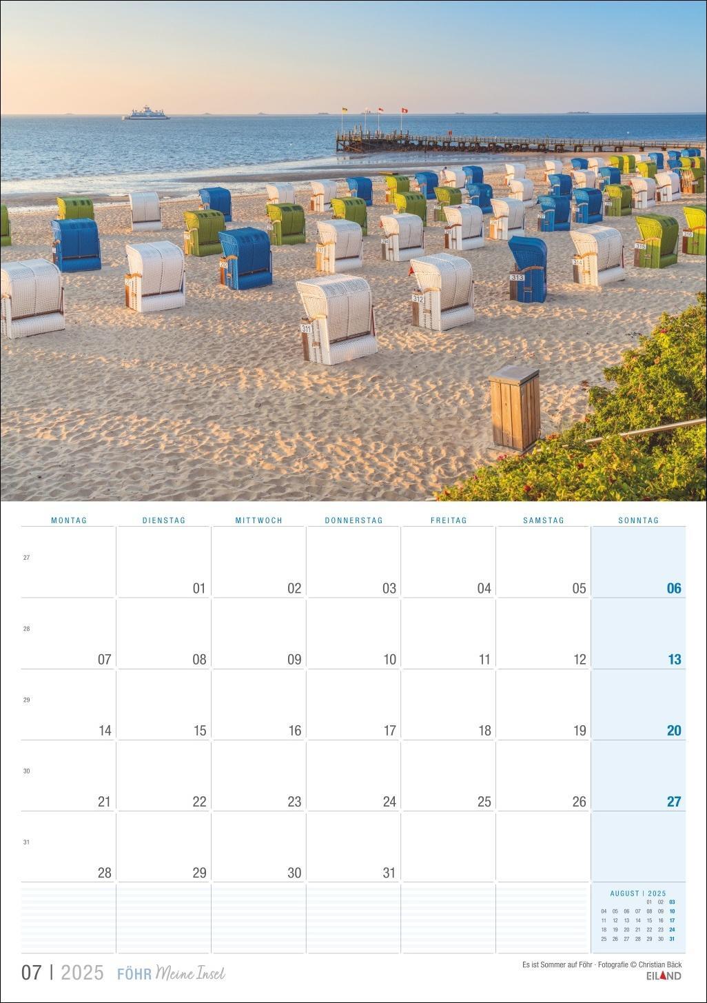 Bild: 9783964023452 | Föhr ...meine Insel Kalender 2025 | Eiland | Kalender | 13 S. | 2025