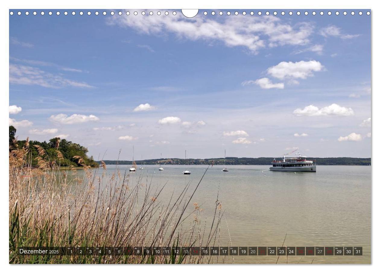 Bild: 9783435705573 | Seestärke - Der Ammersee (Wandkalender 2025 DIN A3 quer), CALVENDO...