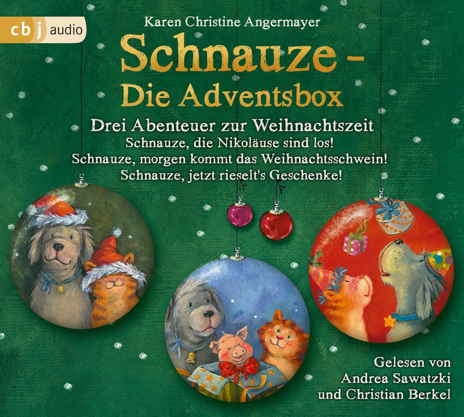 Bild: 9783837165357 | Schnauze - Die Adventsbox | Karen Christine Angermayer | Audio-CD