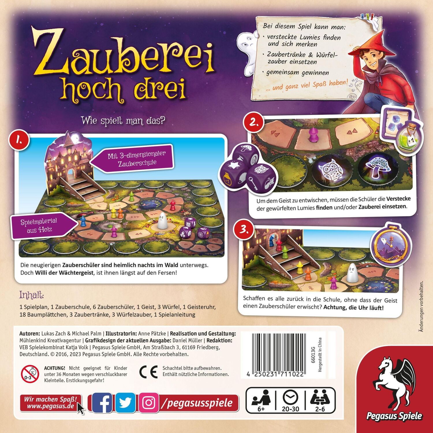 Bild: 4250231711022 | Zauberei hoch drei | Lukas Zach | Spiel | 66013G | Deutsch | 2016