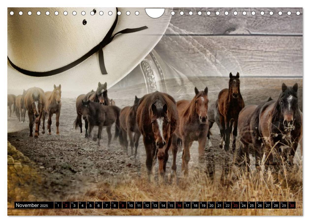 Bild: 9783435490424 | Western-Feeling (Wandkalender 2025 DIN A4 quer), CALVENDO...