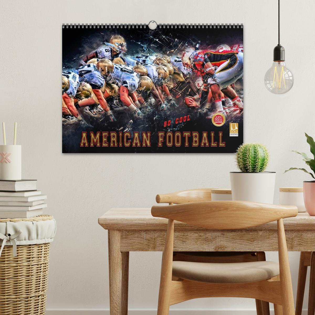 Bild: 9783435329694 | American Football - so cool (Wandkalender 2025 DIN A3 quer),...