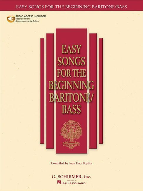 Cover: 73999837599 | Easy Songs for the Beginning Baritone/Bass | Joan Frey Boytim | Buch