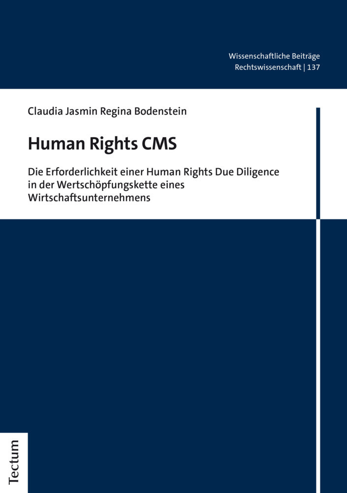 Cover: 9783828845497 | Human Rights CMS | Claudia Jasmin Regina Bodenstein | Taschenbuch
