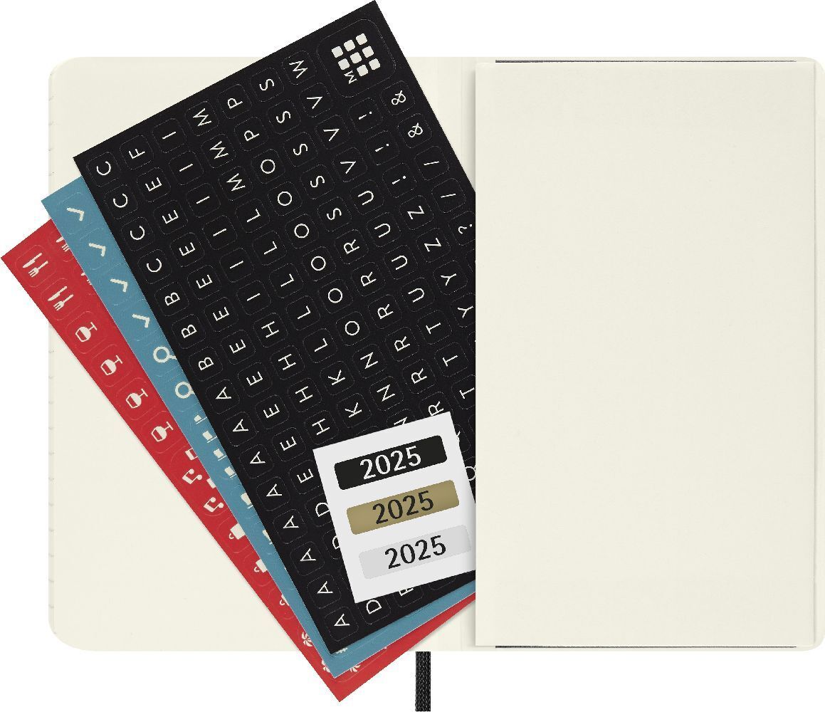 Bild: 8056999270377 | Moleskine 12 Monate Wochen Notizkalender Deutsch 2025, Pocket/A6