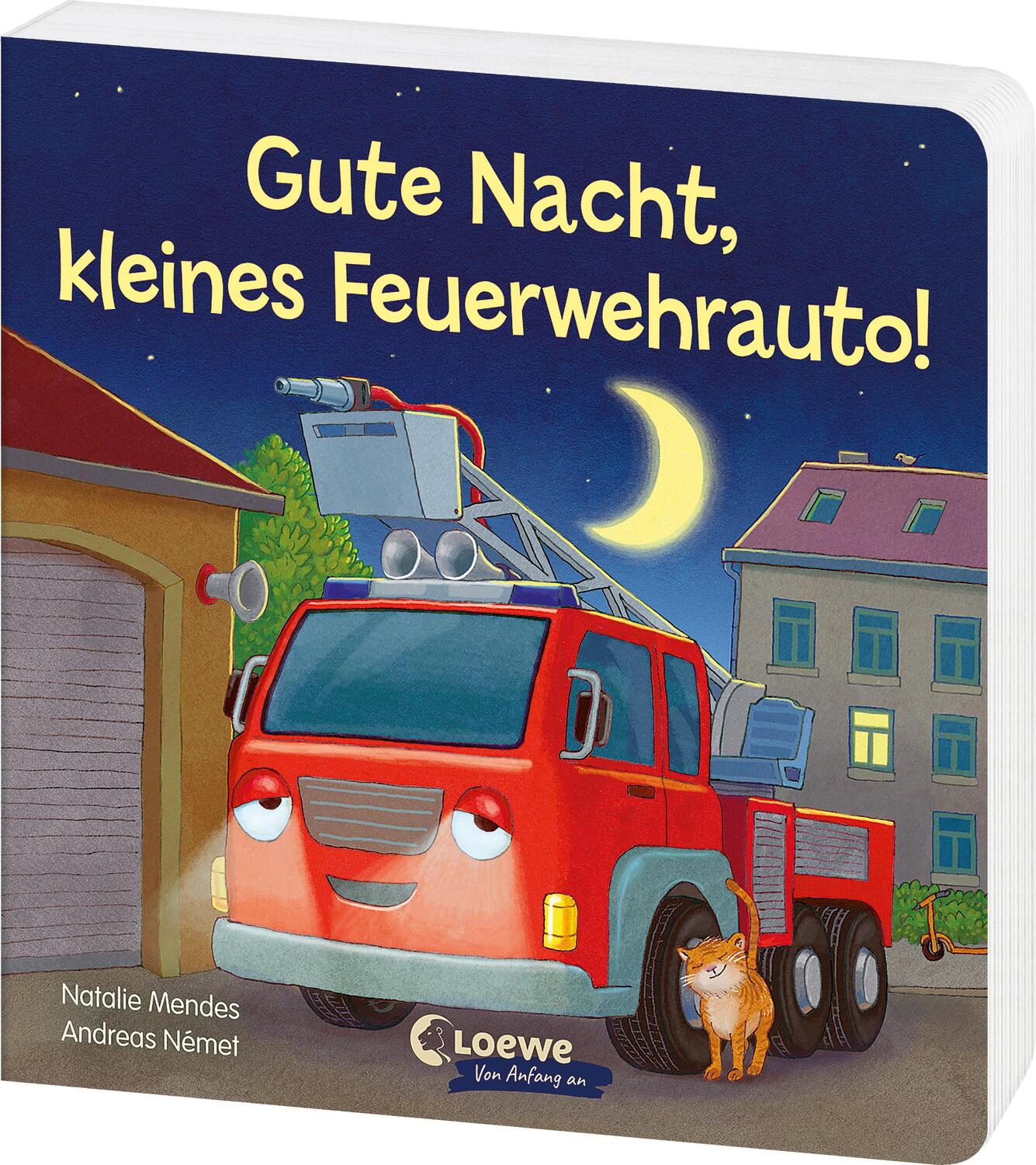 Cover: 9783743216501 | Gute Nacht, kleines Feuerwehrauto! | Natalie Mendes | Buch | 22 S.