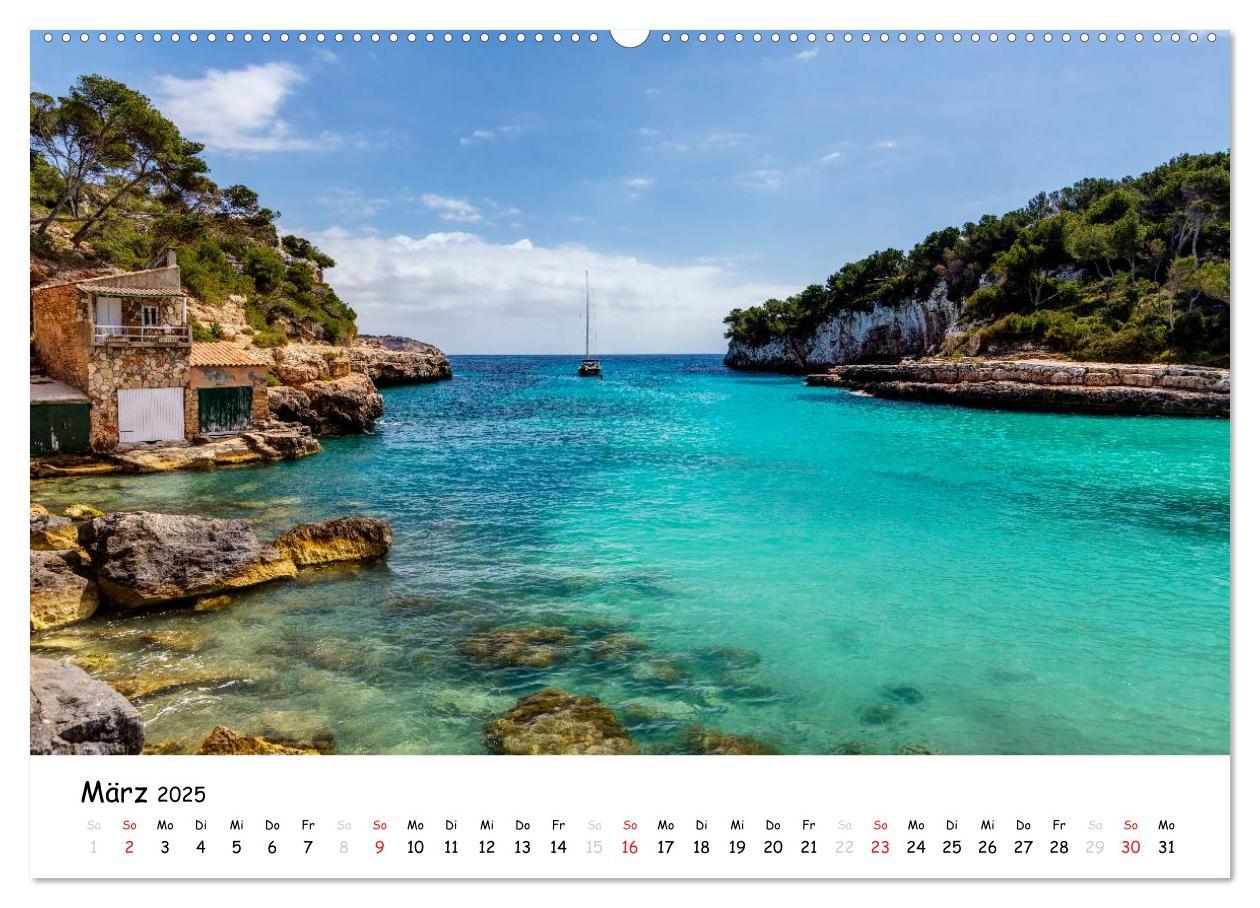 Bild: 9783435609024 | Wildes und romantisches Mallorca (Wandkalender 2025 DIN A2 quer),...