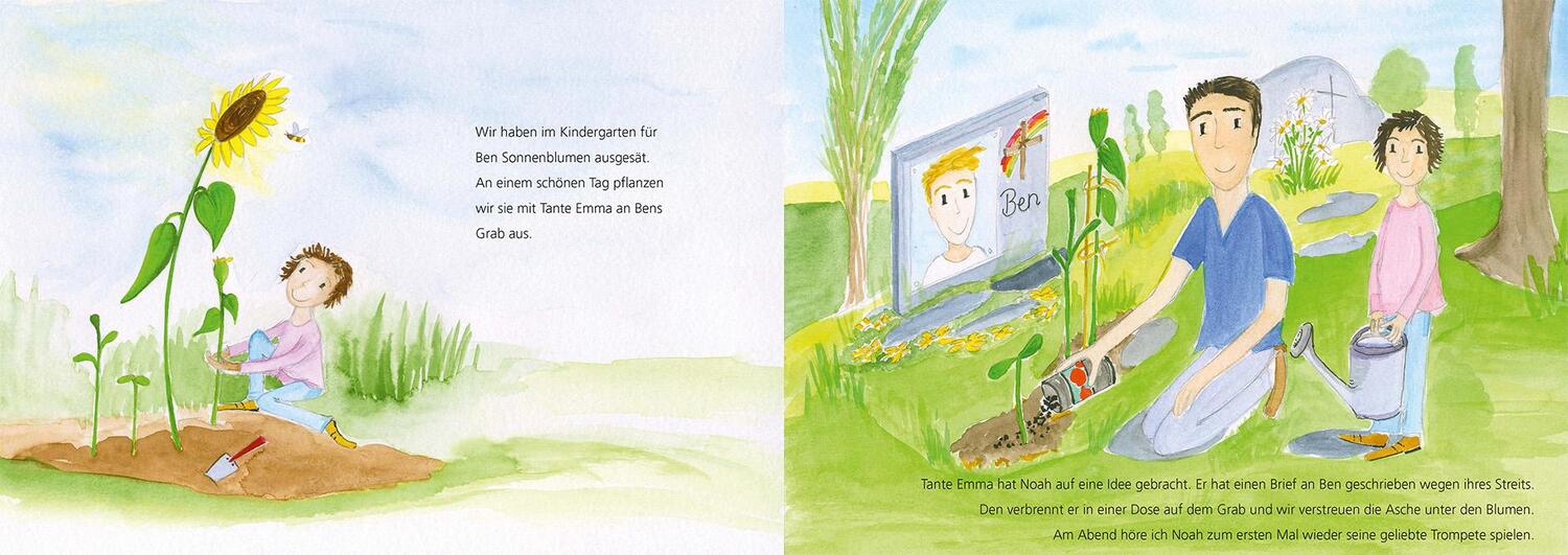Bild: 9783863213947 | Bens Sonnenblumen | Ein Kinderfachbuch zum Thema Trauer | Hendrich