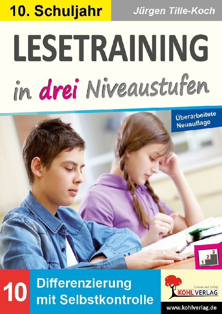 Cover: 9783988410955 | Lesetraining in drei Niveaustufen / Klasse 10 | Jürgen Tille-Koch