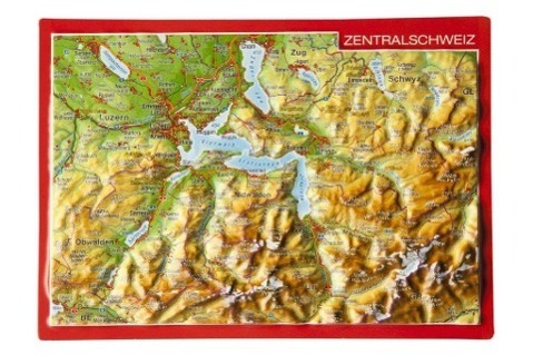 Cover: 4280000664280 | Reliefpostkarte Zentralschweiz | André Markgraf (u. a.) | Taschenbuch