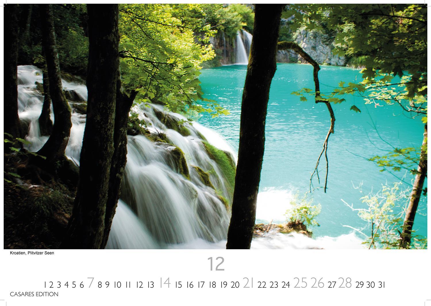 Bild: 9781835241080 | Wasserfälle 2025 L 35x50cm | Kalender | 14 S. | Deutsch | 2025