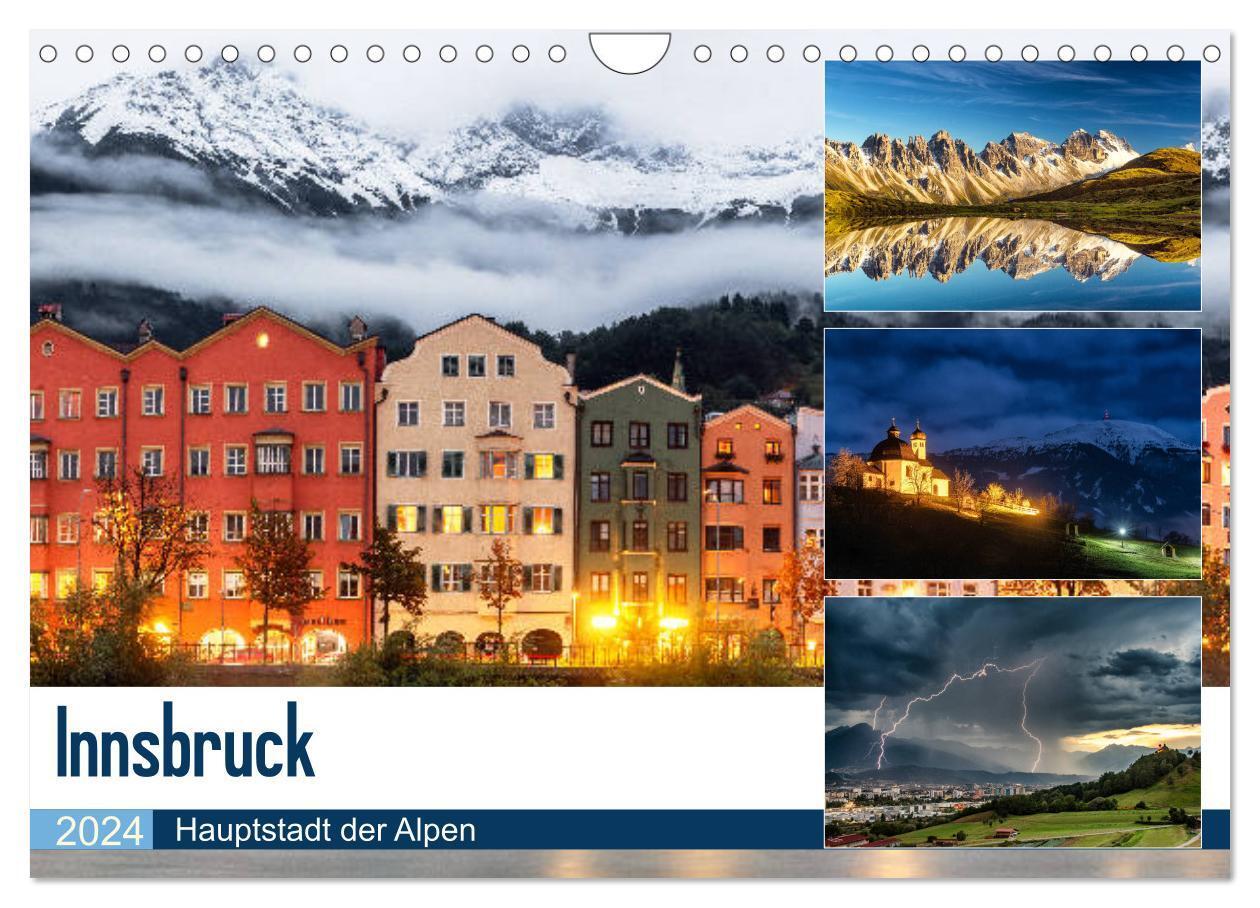 Cover: 9783675680500 | Innsbruck - Hauptstadt der Alpen (Wandkalender 2024 DIN A4 quer),...