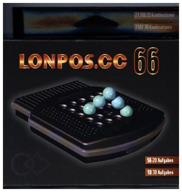Cover: 4018928561172 | Lonpos.CC 66 (Spiel) | 56 2D-Aufgaben - 10 3D-Aufgaben | Spiel | 2015