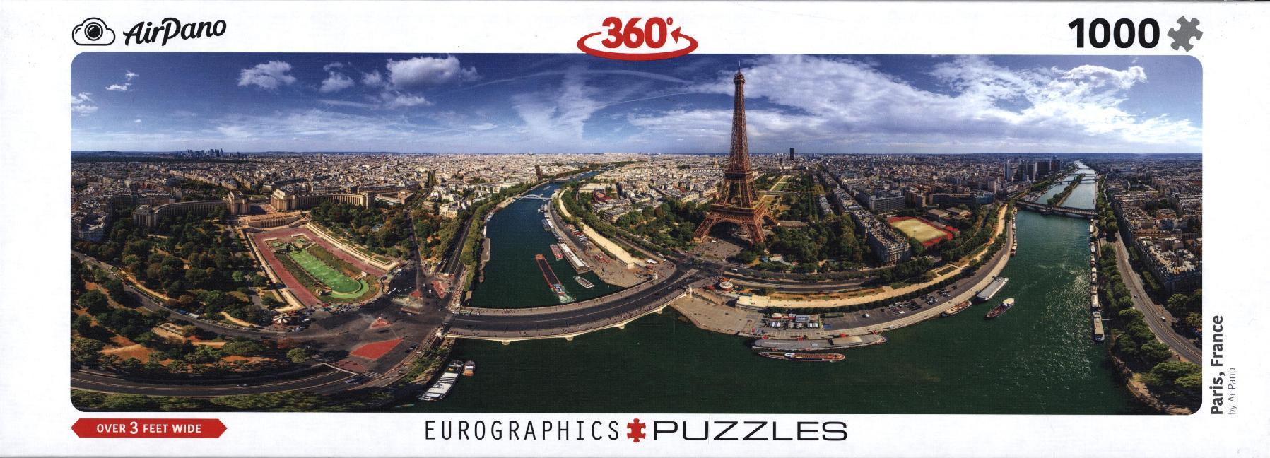 Cover: 628136653732 | Paris Frankreich (Puzzle) | Panorama-Puzzle | Spiel | In Spielebox