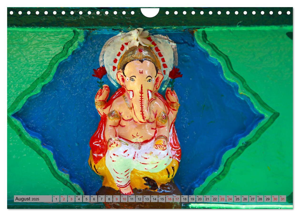 Bild: 9783457231227 | Typisch Indien - Ganesha der Elefantengott (Wandkalender 2025 DIN...