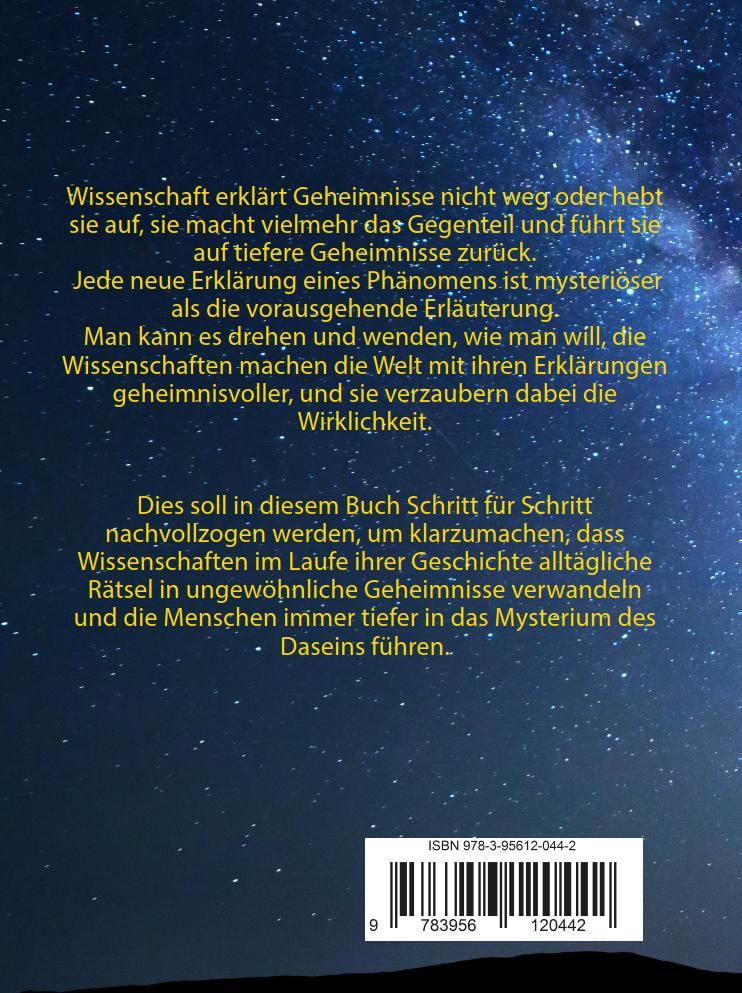 Rückseite: 9783956120442 | Offenbare Geheimnisse - Wunder der Wissenschaft | Ernst Peter Fischer