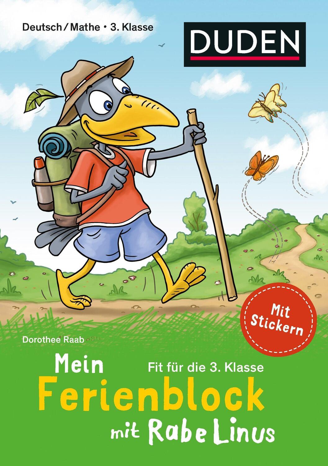 Cover: 9783411720859 | Mein Ferienblock mit Rabe Linus  Fit für die 3. Klasse | Raab | Buch