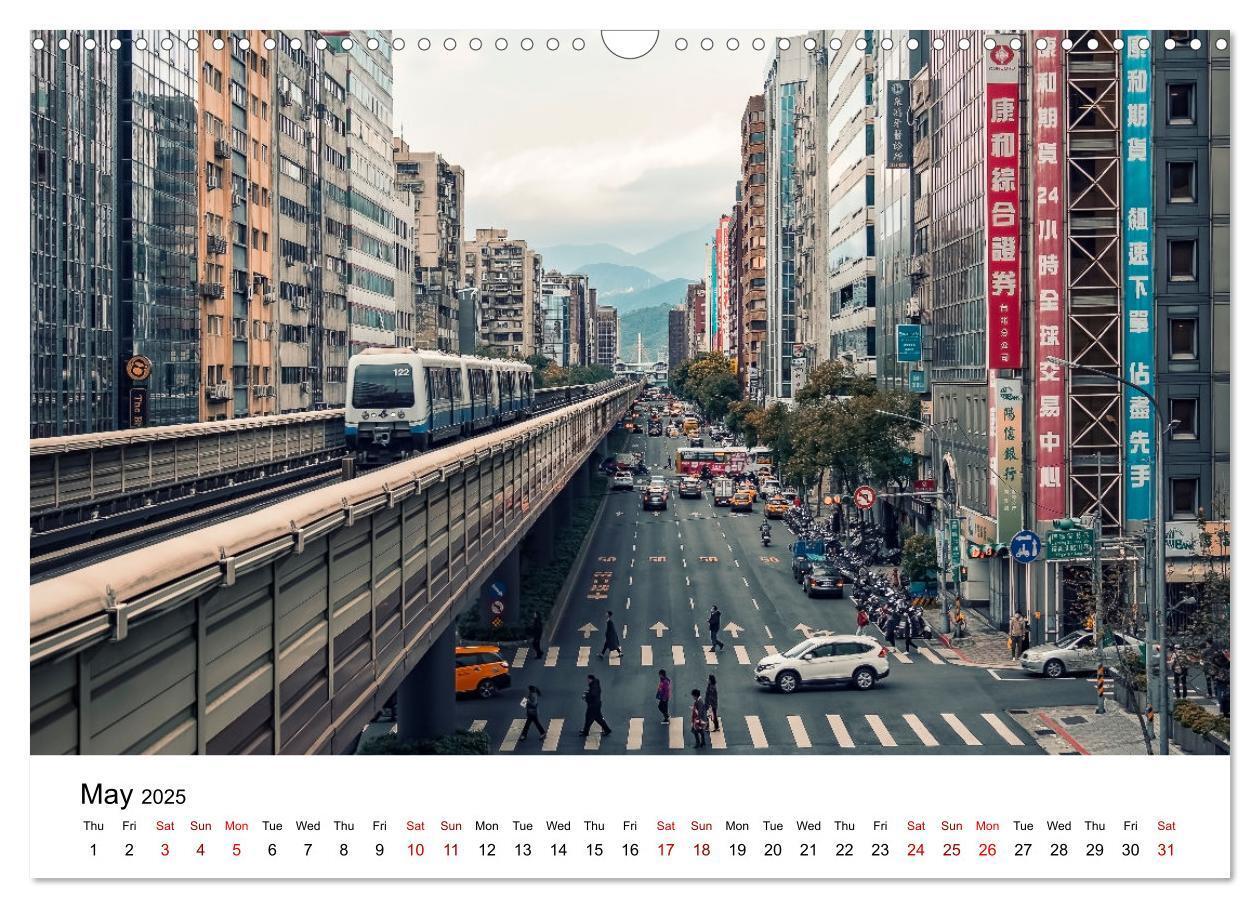 Bild: 9781325838349 | A Journey In Taipei (Wall Calendar 2025 DIN A3 landscape), CALVENDO...