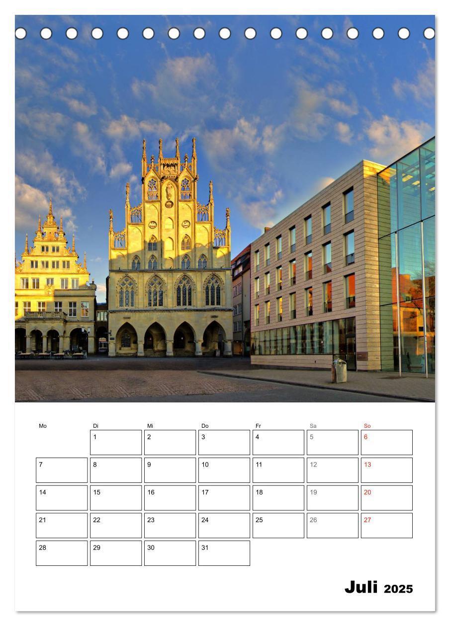 Bild: 9783457027417 | Münster entdecken (Tischkalender 2025 DIN A5 hoch), CALVENDO...