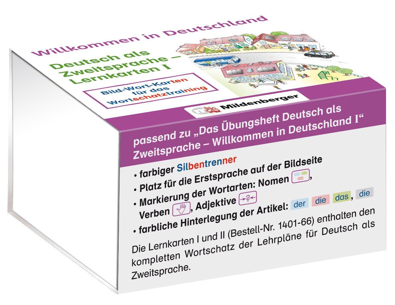 Cover: 9783619141654 | Willkommen in Deutschland - Deutsch als Zweitsprache - Lernkarten I