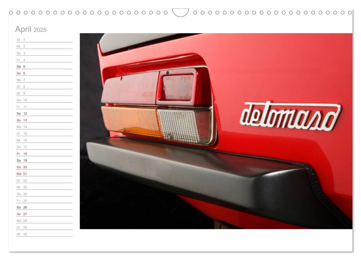 Bild: 9783435536948 | De Tomaso Pantera (Wandkalender 2025 DIN A3 quer), CALVENDO...