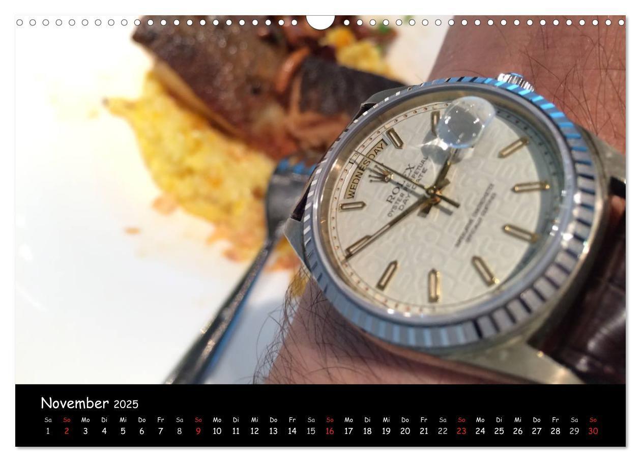 Bild: 9783435730797 | Watch Wristshots Worldwide (Wandkalender 2025 DIN A3 quer),...