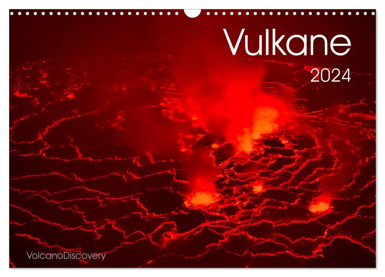 Cover: 9783675449299 | Vulkane 2024 (Wandkalender 2024 DIN A3 quer), CALVENDO Monatskalender