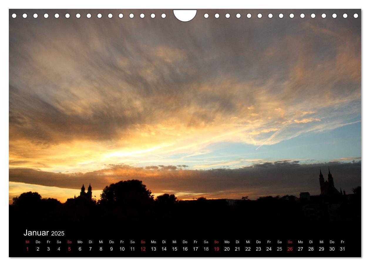 Bild: 9783435802142 | Wolken (Wandkalender 2025 DIN A4 quer), CALVENDO Monatskalender | Röhr